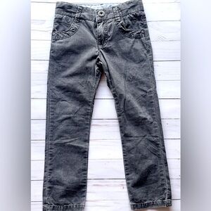 Ikks Boys Pants Size 5 Subtle Plaid Pattern